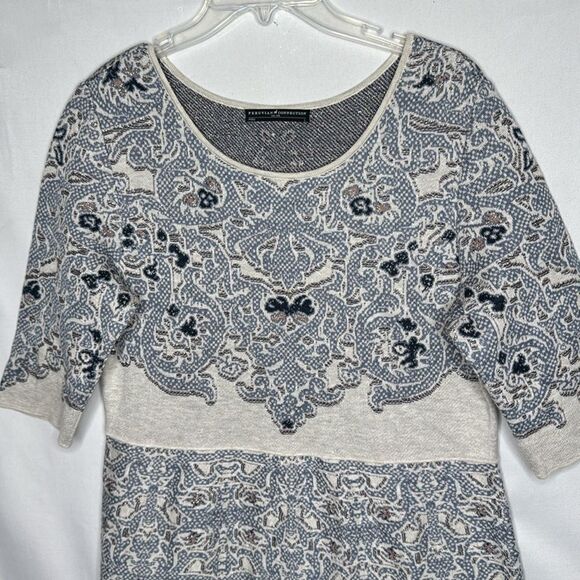 Peruvian Connection Pina Cotton Pullover Knot Sweater Dress. Size Large. - Picture 2 of 8